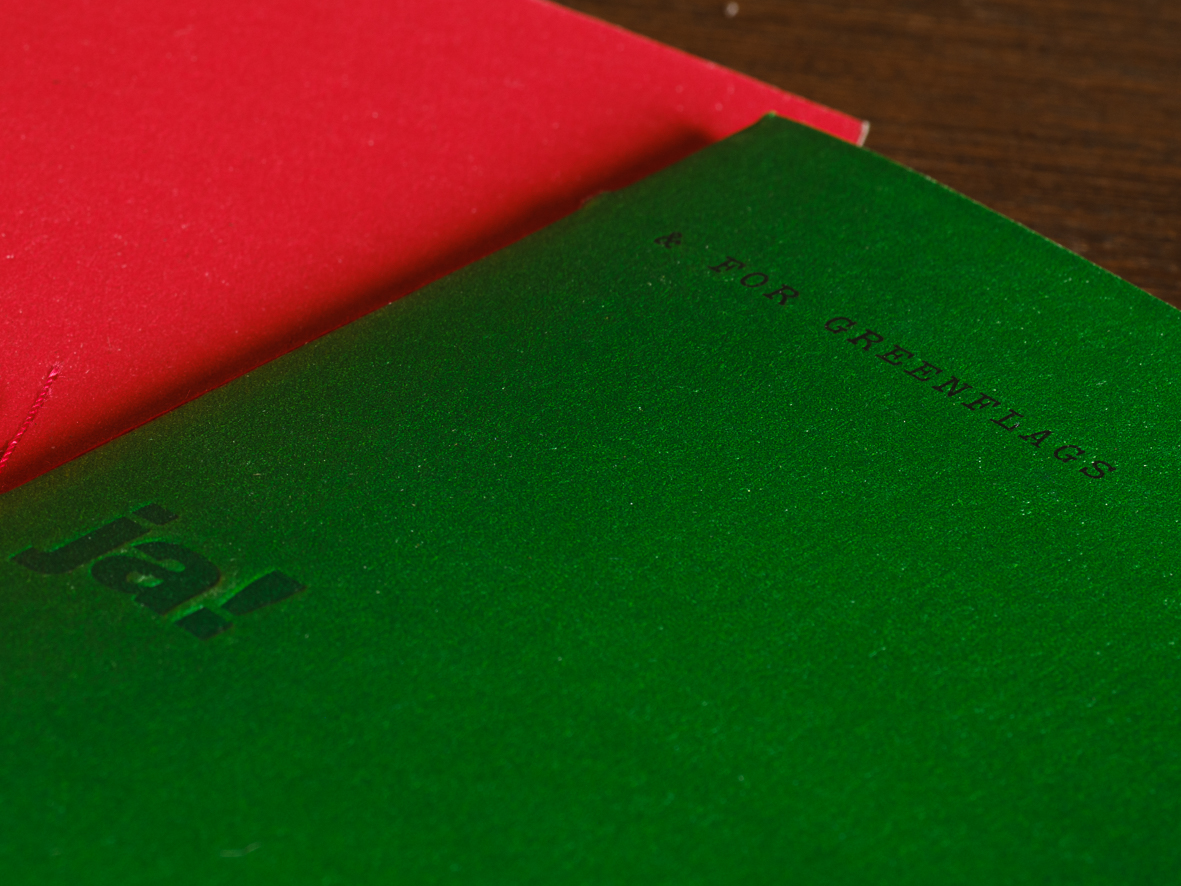 Notizheft: For Redflags & for Greenflags